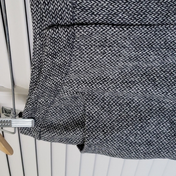 Vintage Lauren Ralph Lauren Long Tweed Maxi Skirt — Black & White - Picture 2 of 8